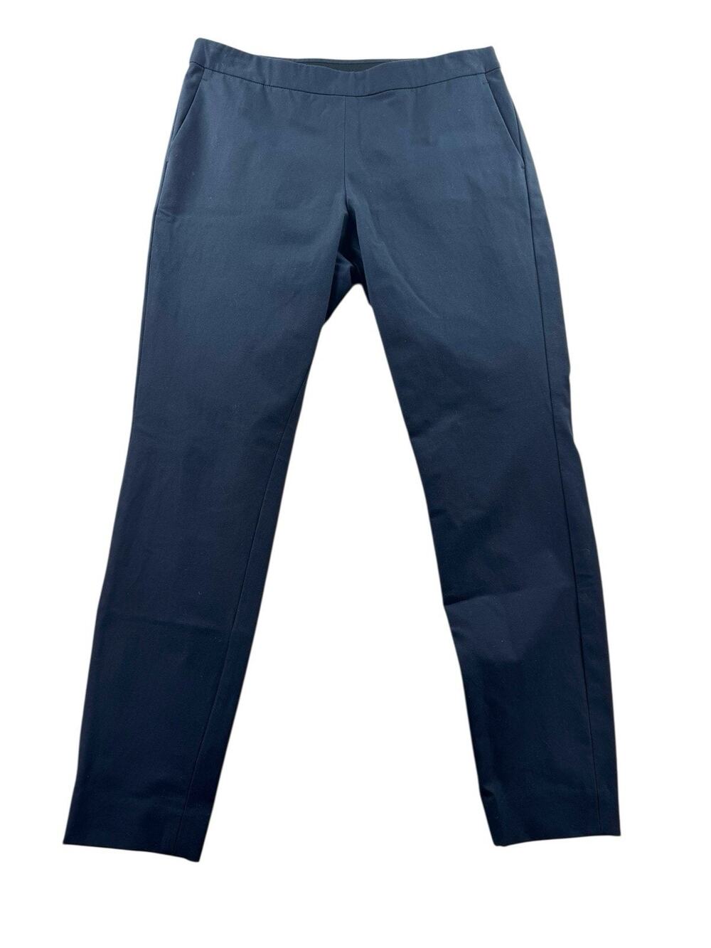 Lafayette 148 New York Murray Ankle Pants Womens S Navy Blue Cropped Trousers